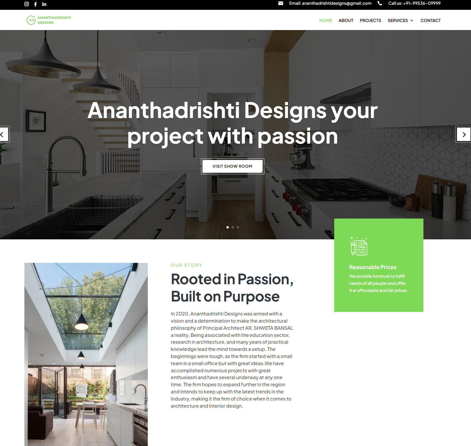 Ananthadrishti Designs