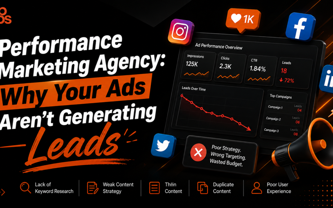 Performance Marketing Agency: Why Your Ads Aren’t Generating Leads