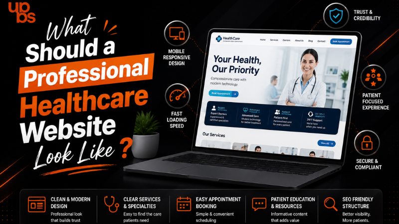 healthcare website design