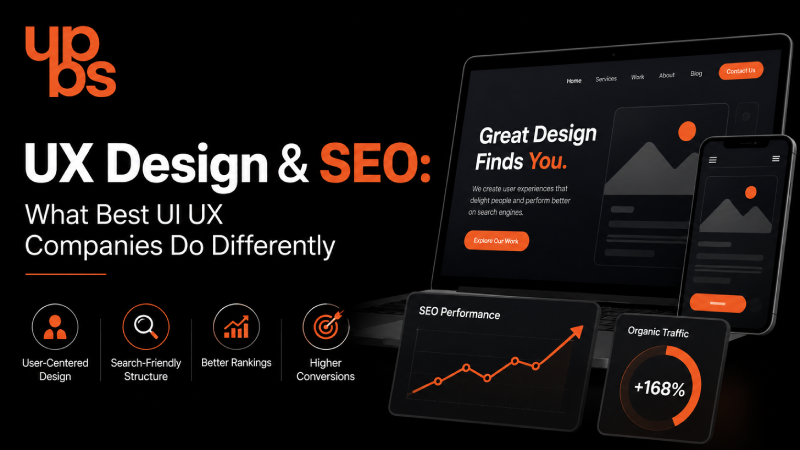 UX design and SEO strategies used by top UI UX companies