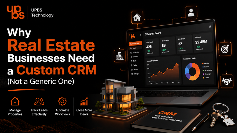 Why real estate businesses need custom CRM development, not generic software